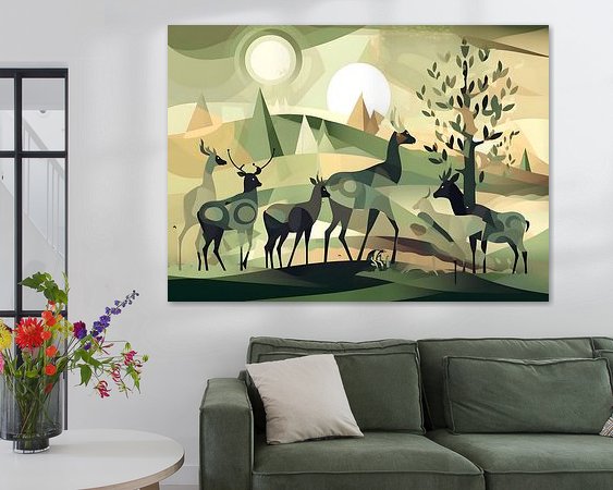 Example of the artwork in a room