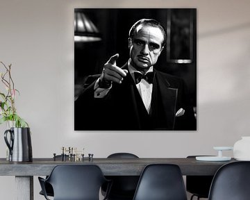 Don Corleone No3 | The Godfather | Marlon Brando | Vito | Maffia Schilderij | Gangster van AiArtLand