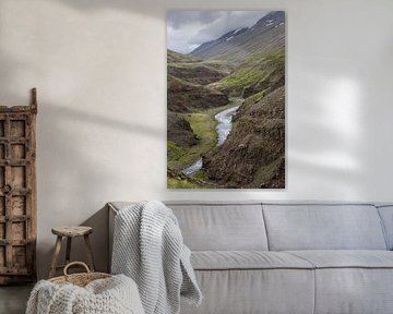 Cliff in IJsland