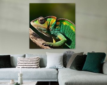 Colourful chameleon by Jan Bechtum