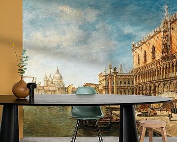 Gustave Walckiers, Dogenpalast von Venedig von Atelier Liesjes