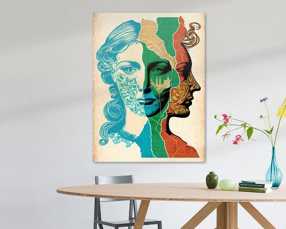 Example of the artwork in a room