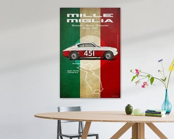 Mille Miglia Vintage Alfa Romeo 1900 van Theodor Decker