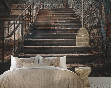Old stairs van Angelique Spanjaard-Oomen