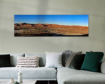 The dunes of Sossusvlei in Namibia by Roland Brack