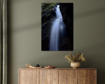 Wasserfall... Breitachklamm *Allgäu* , mystisch wirkende Langzeitbelichtung von wunderbare Erde