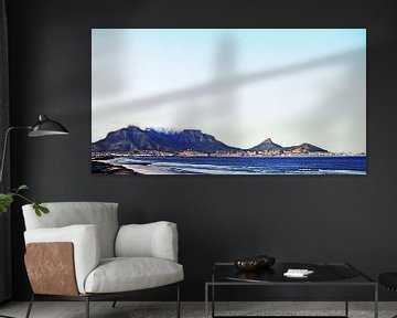 Table Mountain, Lions Head et Signal Hill mixed media sur Werner Lehmann