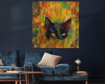 Black cat by Karen Kaspar