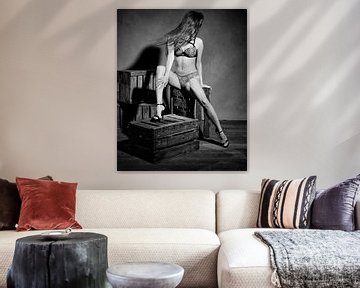 Sehr schöne Frau in Dessous von Photostudioholland