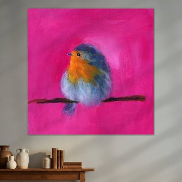 Kleines Rotkehlchen von Karen Kaspar