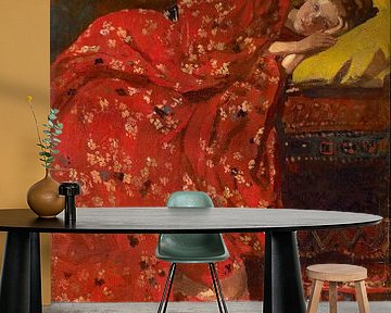 Meisje in rode kimono, George Hendrik Breitner