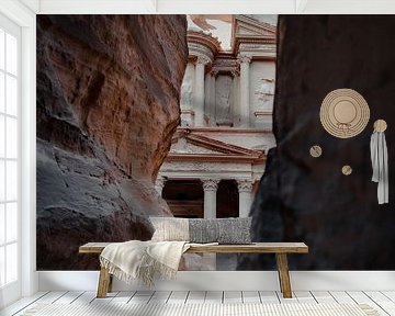 De Historische Stad Petra in Jordanië IV van fromkevin