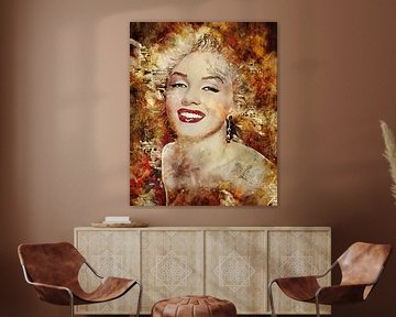Marilyn Monroe (mixed media)