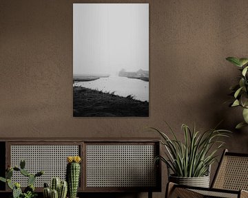 Zaanische Landschaft im Nebel 2 von Robby the photographer