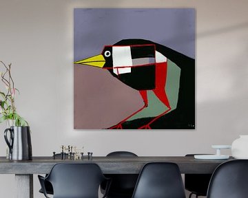 Hungry bird. No worms to be seen (2023-NL) van Martin Groenhout