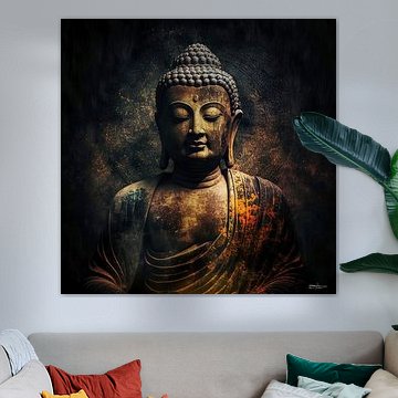 Buddha / Boeddha beeld van Gelissen Artworks