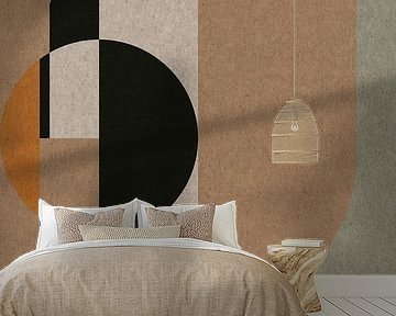 Geometric Retro Art: Scandinavian Industrial Minimalism 6 by Dina Dankers
