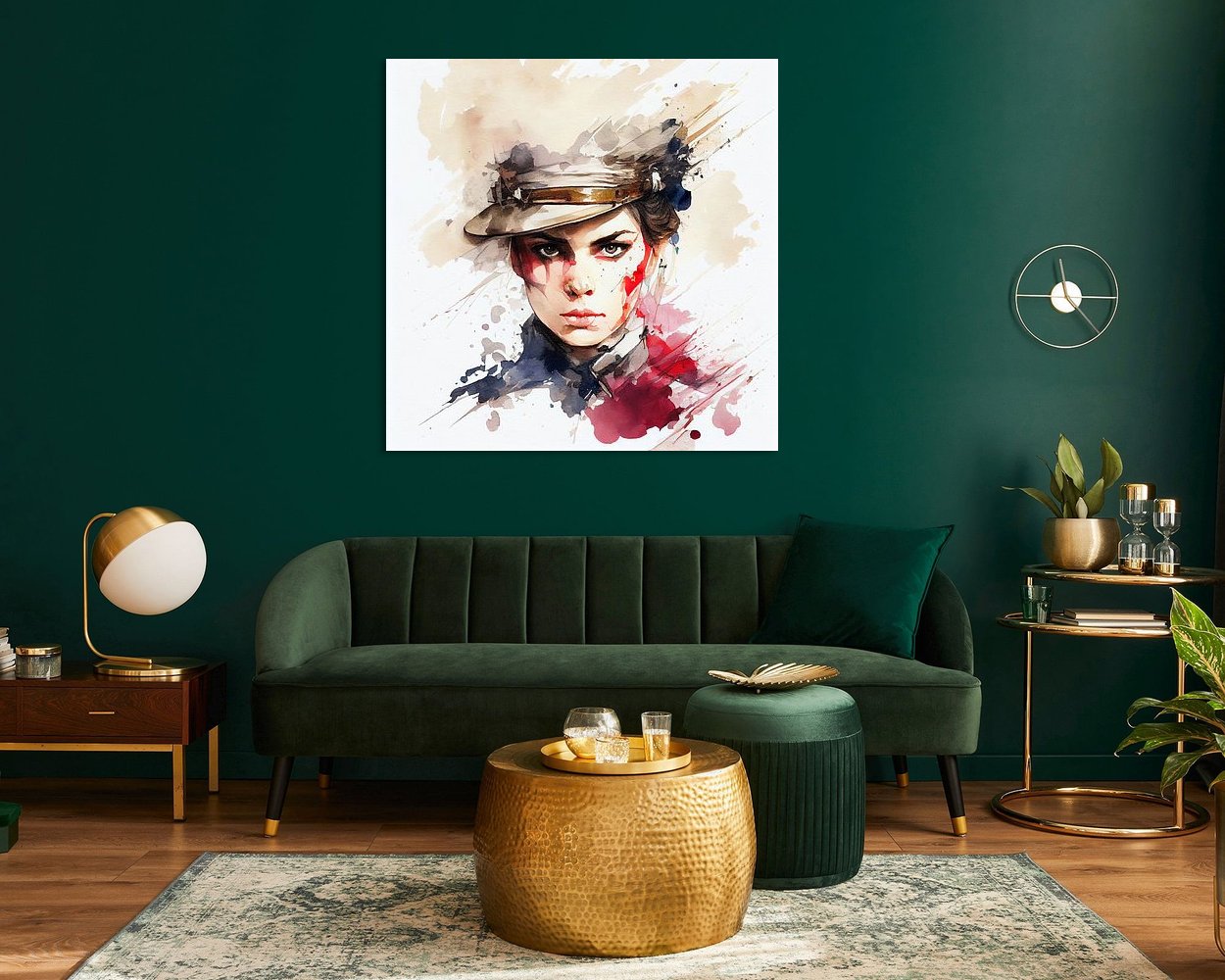 Example of the artwork in a room