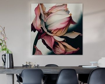 Œuvre d'art numérique "Tendre fleur" sur Carla Van Iersel