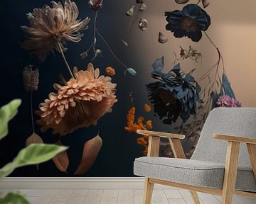 Contemporary "floating flowers" van Carla Van Iersel