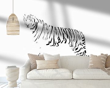 The stripes of a tiger by Sadiku-Reijmers