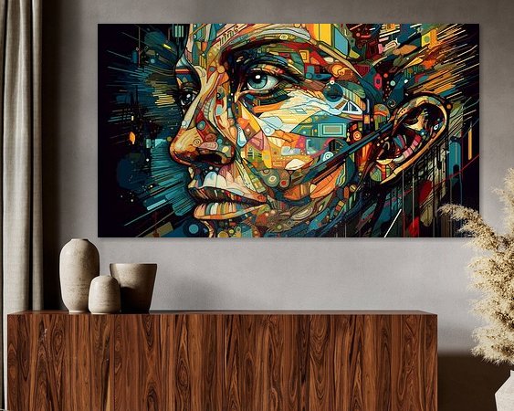 Example of the artwork in a room