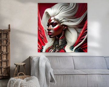 Very pretty African woman - Modern image creation by Puravida - Photography and photo art