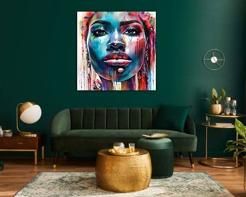 Portrait of an African Woman by Puravida - Photography and photo art