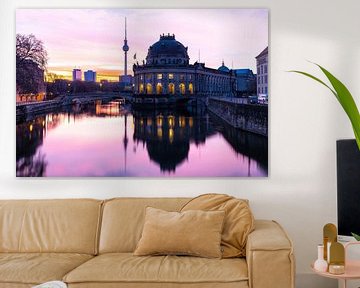 Colourful sunrise at Museum Island in central Berlin by Kim Willems