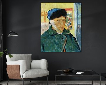 Zelfportret met ingezwachteld oor, Vincent van Gogh