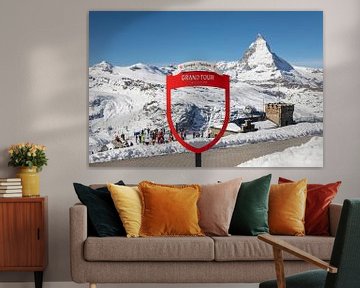 Gornergratbahn - eindpunt Gornergrat met uitzicht op de Matterhorn van t.ART