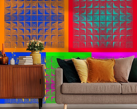 Example of the artwork in a room