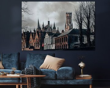 Skyline Bruges | Photographie de ville sur Daan Duvillier | Dsquared Photography