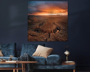 Tatahatso Point tijdens zonsondergang van Henk Meijer Photography