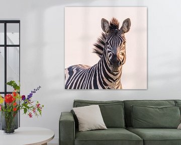 Zebra in Afrika van Omega Fotografie