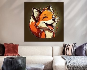 Fox with love by Harvey Hicks