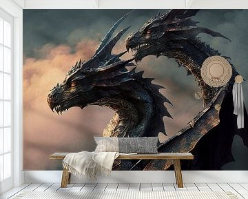 Two dragons by Harvey Hicks