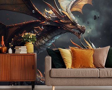 Two dragons by Harvey Hicks