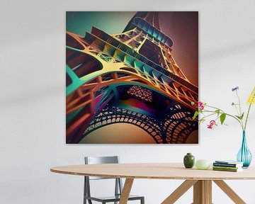 Eiffelturm abstrakt von Harvey Hicks