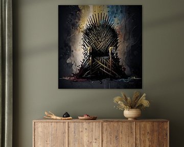 Iron throne uit Game of Thrones van Harvey Hicks