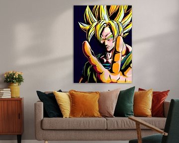 Goku Dragonball erstaunlicher Pop-Art-Trend von miru arts