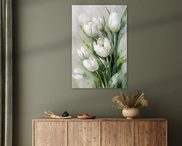 White tulips by Imagine