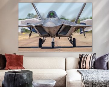 USAF Lockheed Martin F-22 Raptor stealth fighter. van Jaap van den Berg