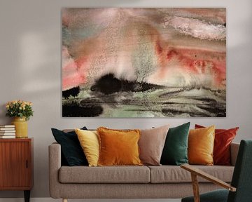 Abstract landscape van Willem de Vlaming