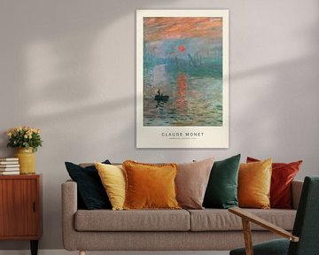 Impression, Sonnenaufgang - Claude Monet von Nook Vintage Prints