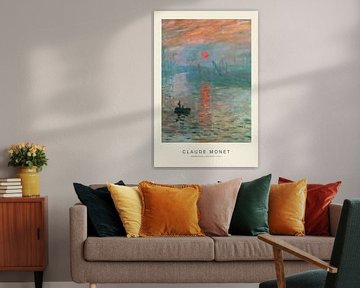 Impression, Sunrise - Claude Monet by Nook Vintage Prints