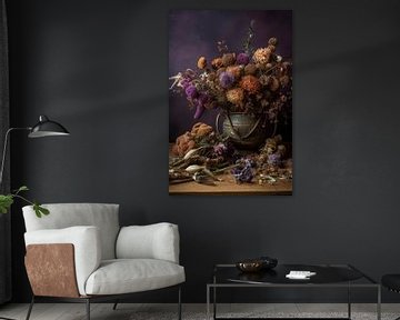 Still life with dried flowers by Imagine