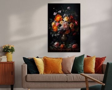 Still life with flowers in a vase by Imagine