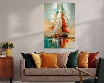 Abstract Serene Sailing Adventure (en anglais) sur Maarten Knops