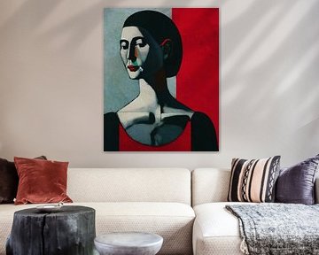 Abstract portret van een vrouw 15